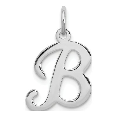 Sterling Silver Letter B Charm