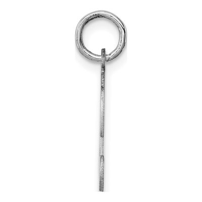 Sterling Silver Letter D Pendant – view 2