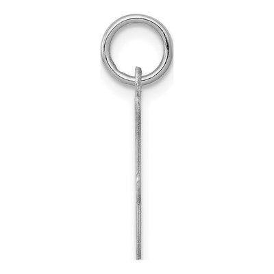 Sterling Silver Letter F Charm – view 3