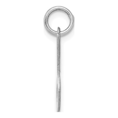 Sterling Silver Letter J Pendant – view 3