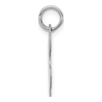 Sterling Silver Initial K Charm – view 2