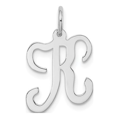 Sterling Silver Initial K Charm