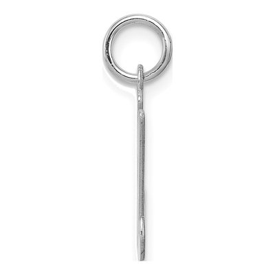 Sterling Silver Letter M Pendant – view 3