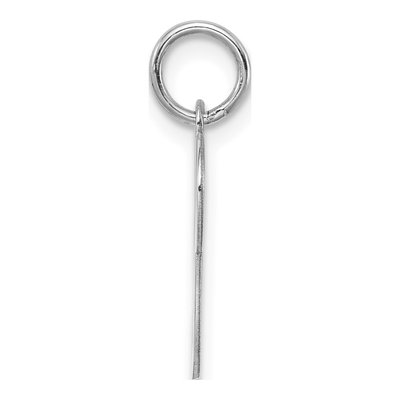 Sterling Silver Letter P Pendant – view 3