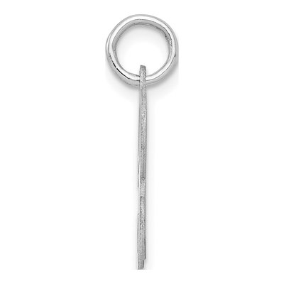 Sterling Silver Letter R Pendant – view 3