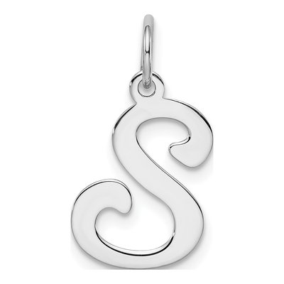 Sterling Silver Letter S Pendant