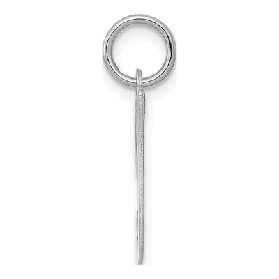 Sterling Silver Letter T Pendant – view 2