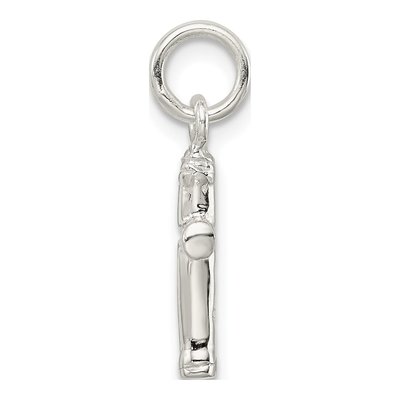 Sterling Silver 3-D Cross Pendant – view 3