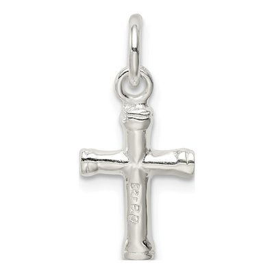 Sterling Silver 3-D Cross Pendant – view 4