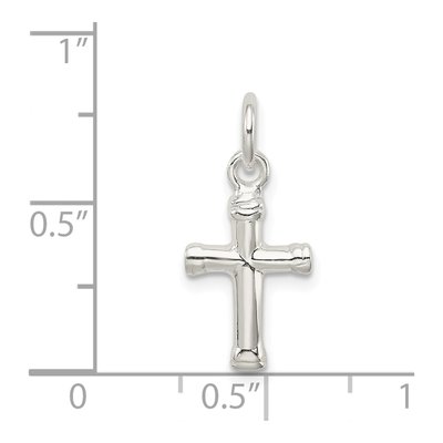 Sterling Silver 3-D Cross Pendant – view 5