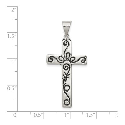 Sterling Silver Latin Cross Pendant – view 4