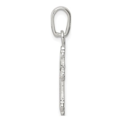 Sterling Silver Budded Cross Pendant – view 3