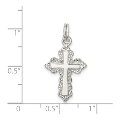 Sterling Silver Filigree Cross Charm – view 4