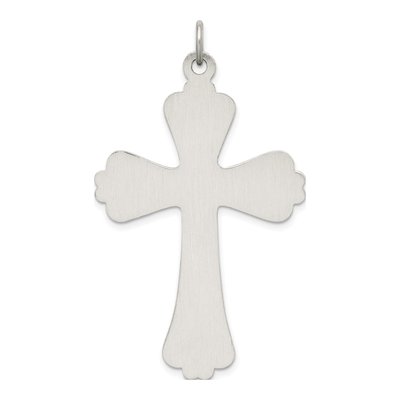 Sterling Silver Antiqued Cross Charm – view 5