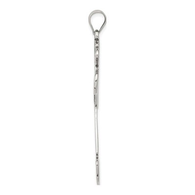 Sterling Silver Antiqued Cross Pendant – view 3