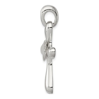 Sterling Silver Dove Cross Pendant – view 3