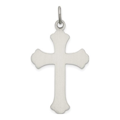Sterling Silver Antiqued Cross Pendant – view 5