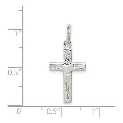 Sterling Silver Latin Cross Charm – view 4