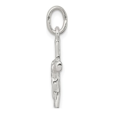 Sterling Silver Small Crucifix Pendant – view 3