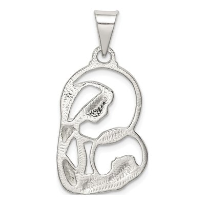 Sterling Silver Blessed Mary Child Jesus Charm – view 5