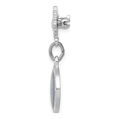 Sterling Silver Miraculous Medal Pin – view 3