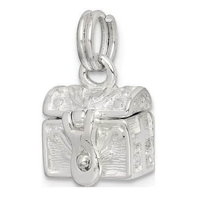 Sterling Silver Cross Prayer Box Pendant