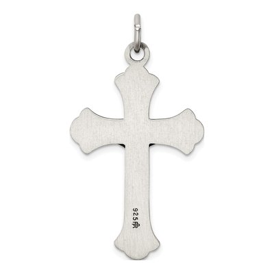 Sterling Silver Antiqued INRI Crucifix Pendant – view 5