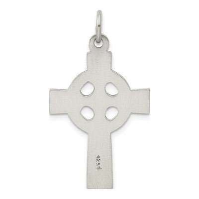 Sterling Silver Antiqued Celtic Cross Charm – view 4