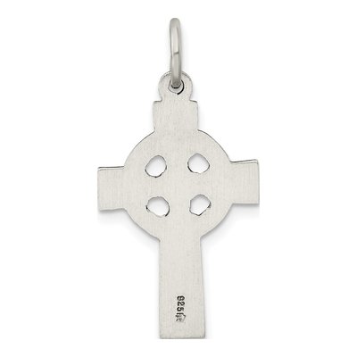 Sterling Silver Antiqued Celtic Cross Charm – view 4