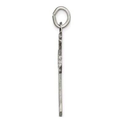 Sterling Silver Antiqued Cross Pendant – view 3