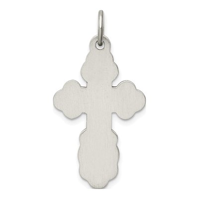 Sterling Silver Antiqued Eastern Orthodox Cross Charm – view 5