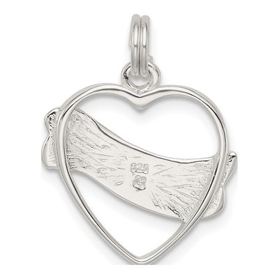 Sterling Silver Heart Pendant – view 5
