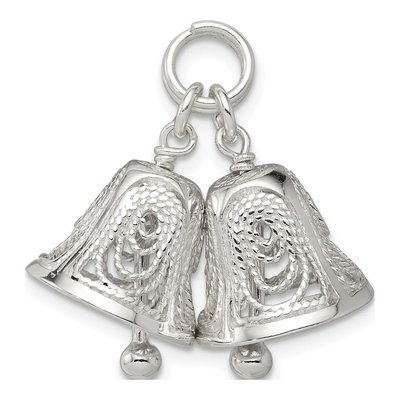 Sterling Silver Bells Charm – view 3