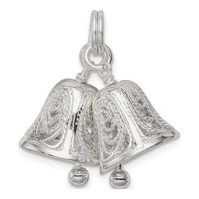 Sterling Silver Bells Charm – view 5