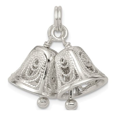 Sterling Silver Bells Charm