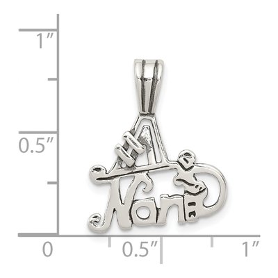 Sterling Silver Nana Number 1 Pendant – view 4