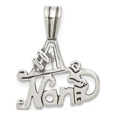Sterling Silver Nana Number 1 Pendant