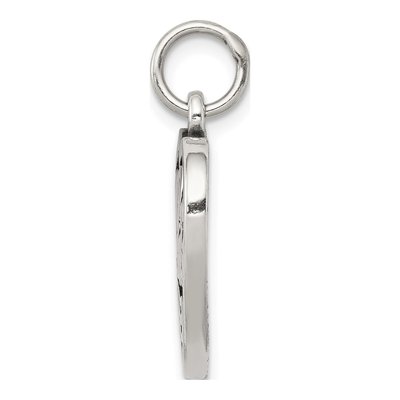 Sterling Silver Antique Mother Heart Charm – view 2