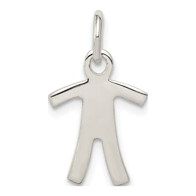 Sterling Silver Boy Pendant
