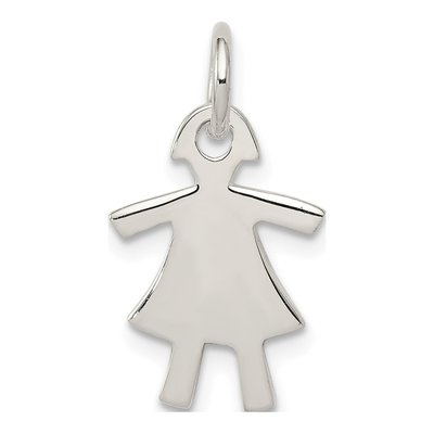Sterling Silver Girl Pendant