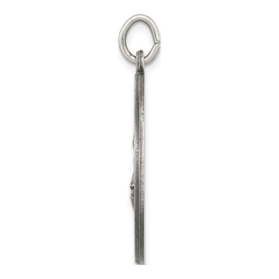 Sterling Silver Saint Florian Medal Pendant – view 3