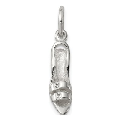 Sterling Silver High Heel Pendant – view 3