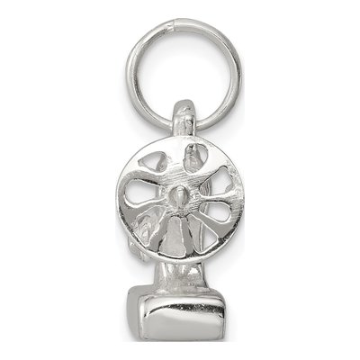 Sterling Silver Sewing Machine Pendant – view 3