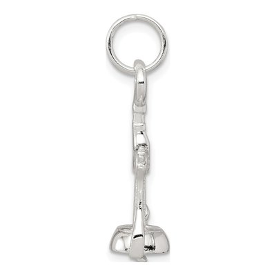 Sterling Silver Wine Bottle Opener Pendant – view 3