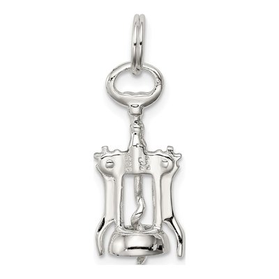 Sterling Silver Wine Bottle Opener Pendant – view 5