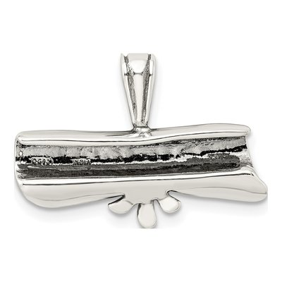 Sterling Silver Diploma Pendant – view 4