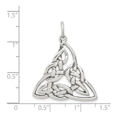Sterling Silver Antiqued Celtic Pendant – view 4