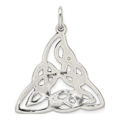 Sterling Silver Antiqued Celtic Pendant – view 5