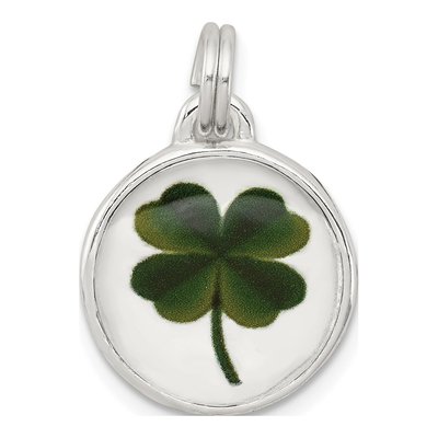 Sterling Silver Four Leaf Clover Pendant