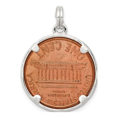 Sterling Silver Penny Pendant – view 5